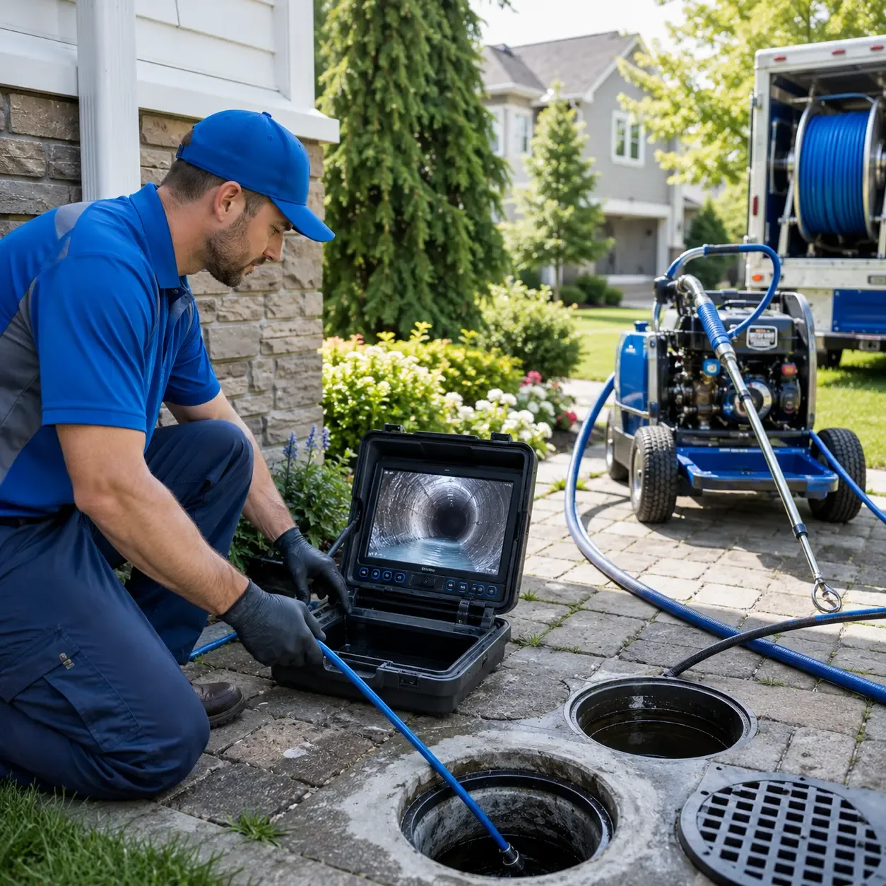 Outdoor drain cleaning professionals serving Java Village, NY