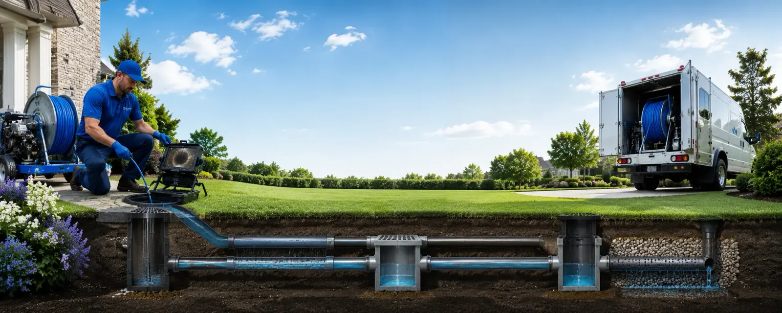 Outdoor drain cleaning information for Java Village, NY